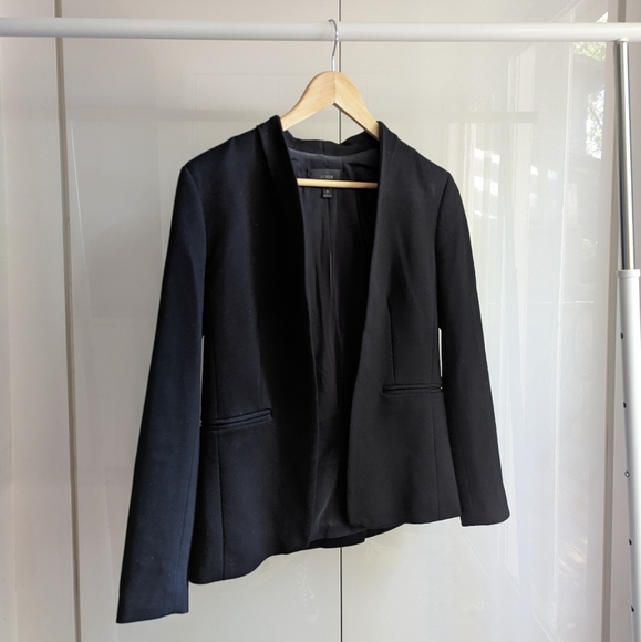 J Crew Black Blazer, Sz 4 - Picture 2 of 7